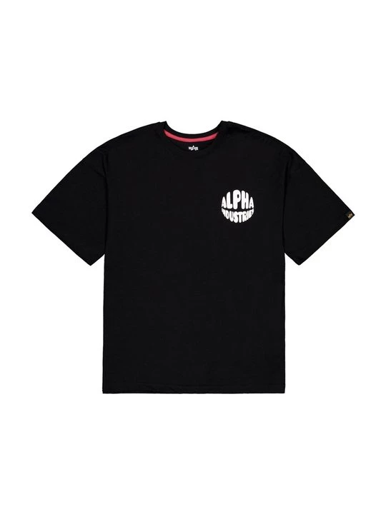 Foto van product T-shirt print Alpha Industries zwart