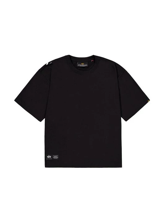 Foto van product T-shirt print Alpha Industries zwart