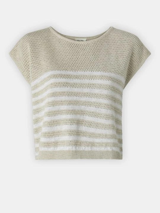 Foto van product T-shirt print American Vintage beżowy