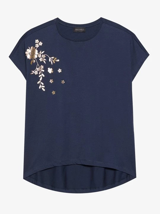 Foto van product T-shirt print Anna Field By Zalando donkerblauw