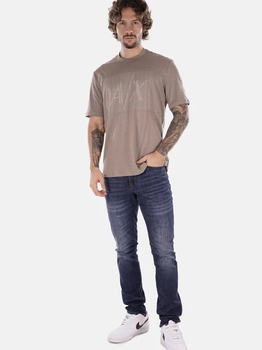 Foto van product T-shirt print Armani Exchange lichtbruin