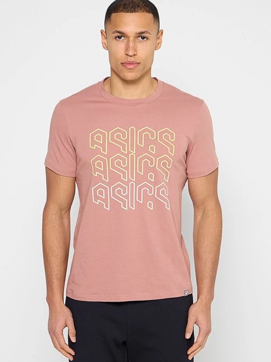 Foto van product T-shirt print Asics roze