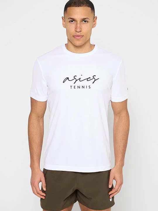 Foto van product T-shirt print Asics wit