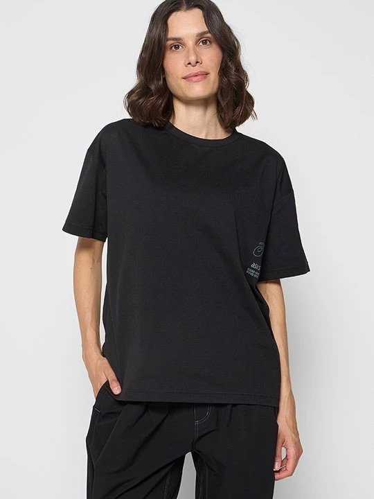 Foto van product T-shirt print Asics zwart