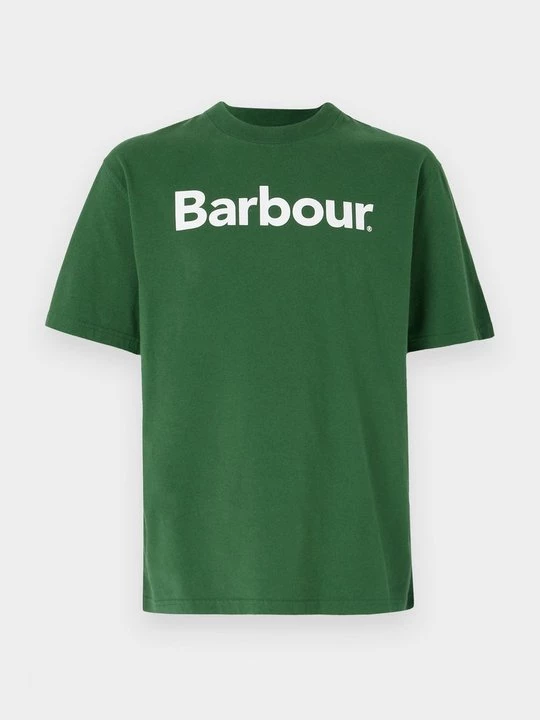 Foto van product T-shirt print Barbour donkergroen
