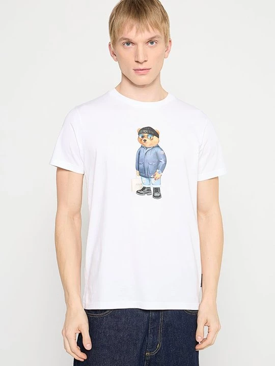 Foto van product T-shirt print Baron Filou blauw