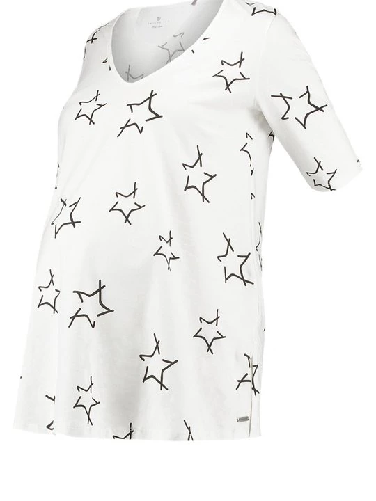 Foto van product T-shirt print Bellybutton crème