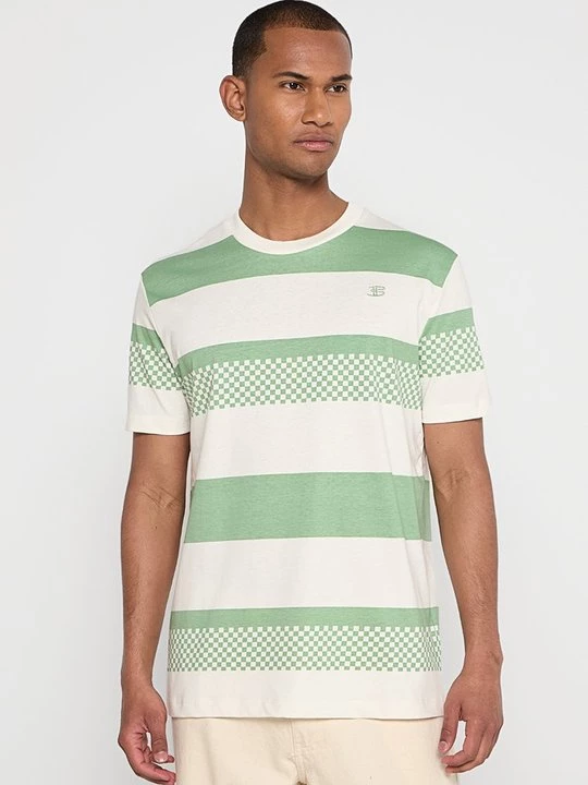 Foto van product T-shirt print Ben Sherman mintgroen