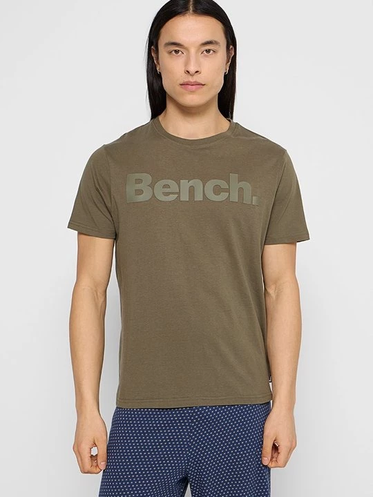 Foto van product T-shirt print Bench kaki