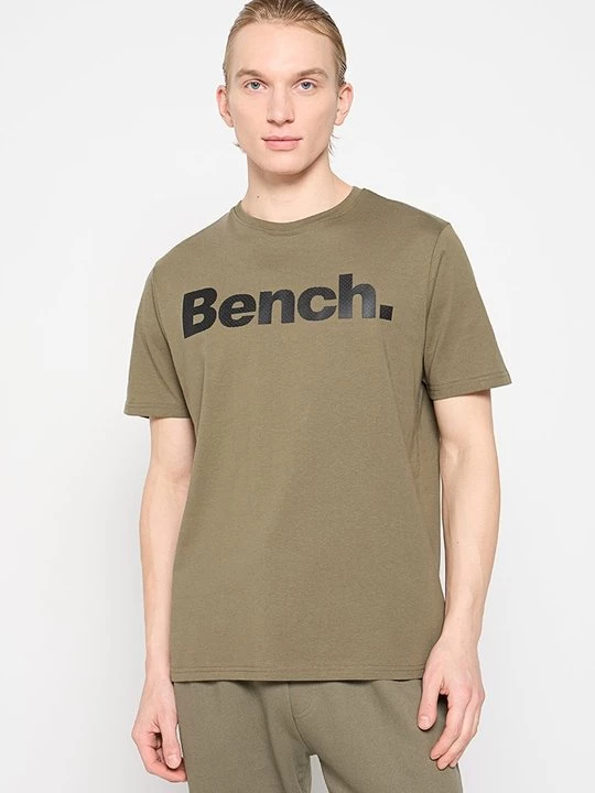 Foto van product T-shirt print Bench kaki