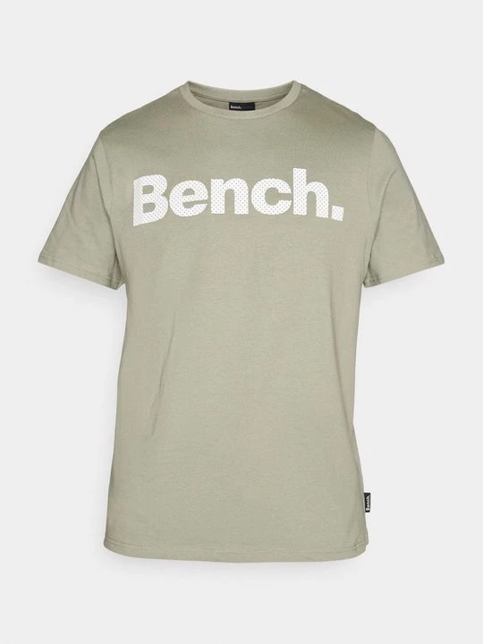 Foto van product T-shirt print Bench olijfgroen