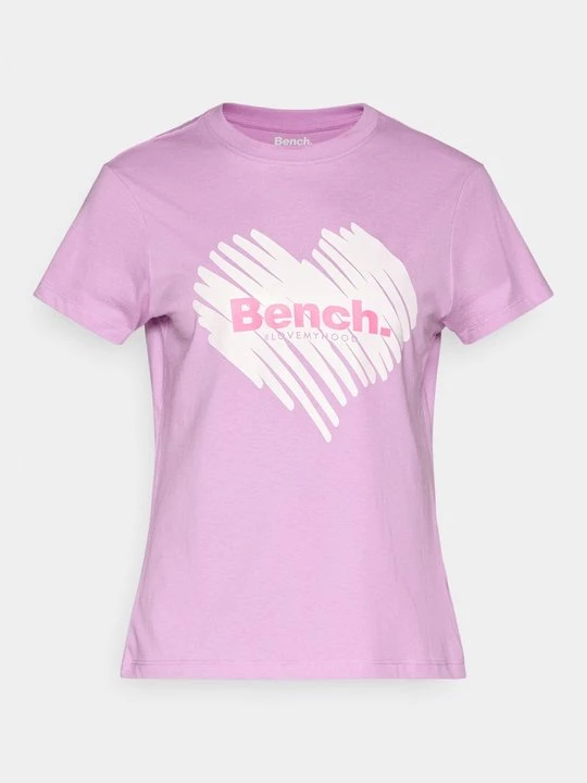 Foto van product T-shirt print Bench paars