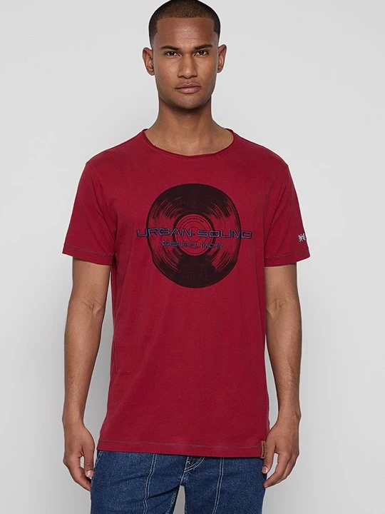 Foto van product T-shirt print Bench rood