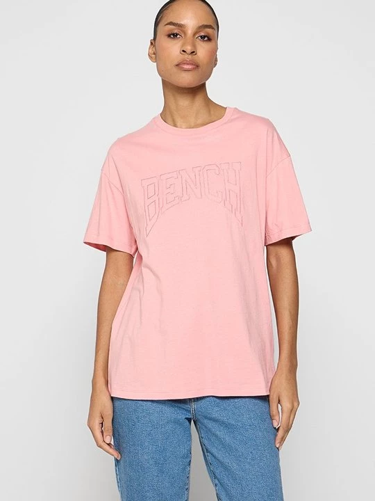Foto van product T-shirt print Bench roze