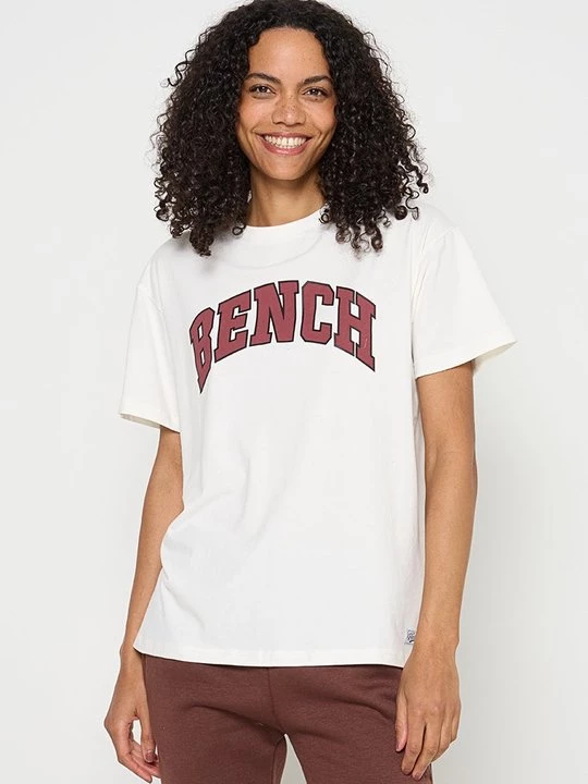 Foto van product T-shirt print Bench wit