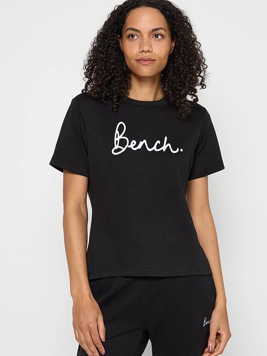 Foto van product T-shirt print Bench zwart