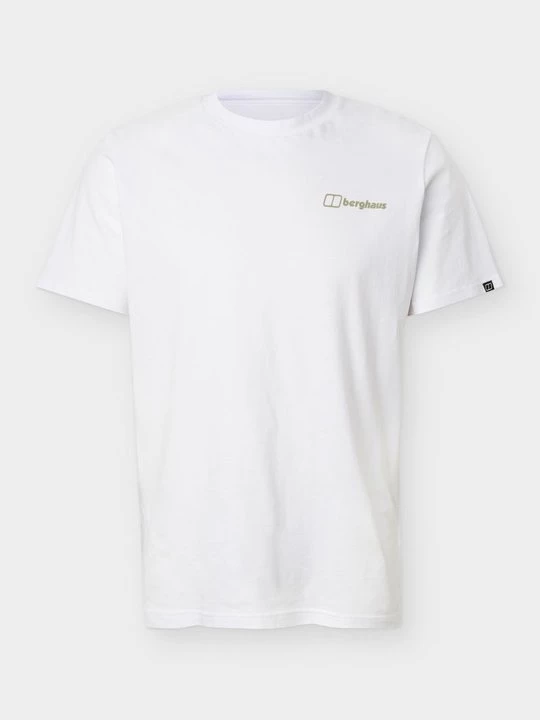 Foto van product T-shirt print Berghaus wit