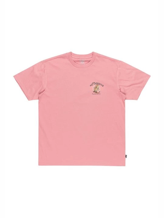 Foto van product T-shirt print Billabong donkerroze