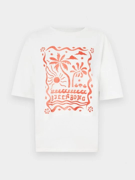 Foto van product T-shirt print Billabong wit