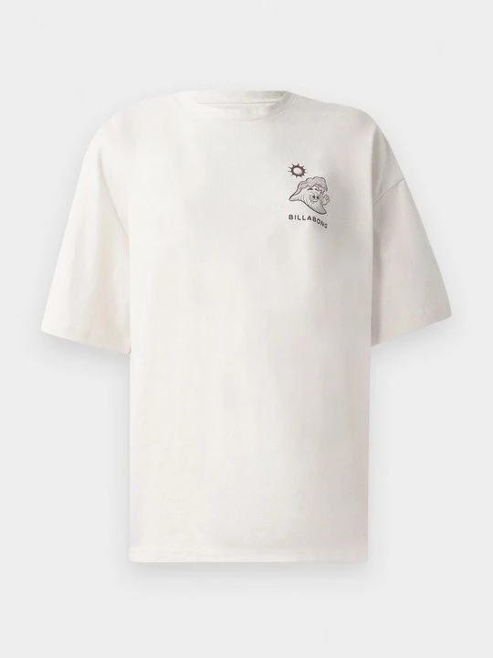 Foto van product T-shirt print Billabong wit
