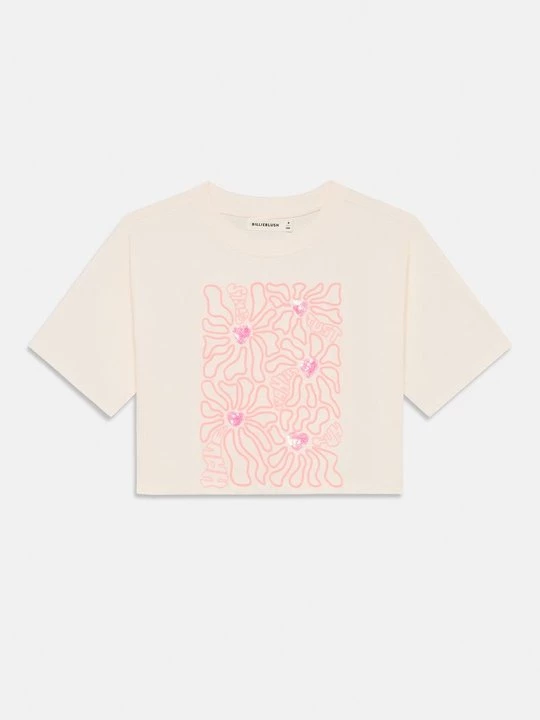 Foto van product T-shirt print Billieblush crème