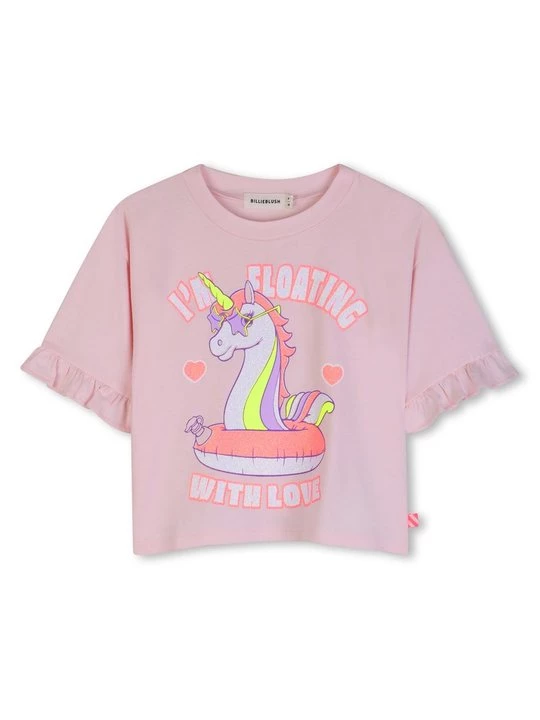Foto van product T-shirt print Billieblush donkerroze