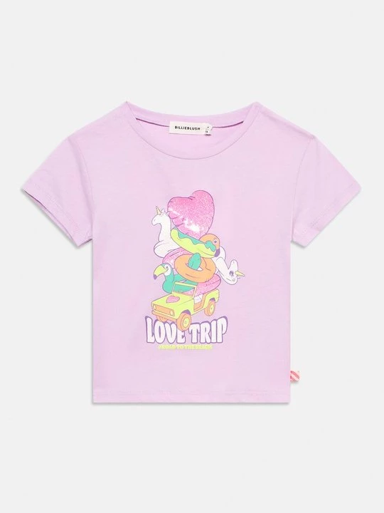 Foto van product T-shirt print Billieblush lila