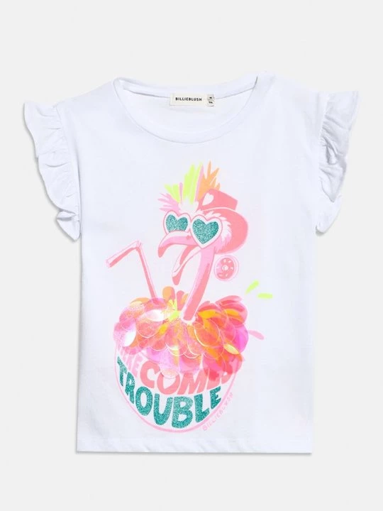 Foto van product T-shirt print Billieblush wit