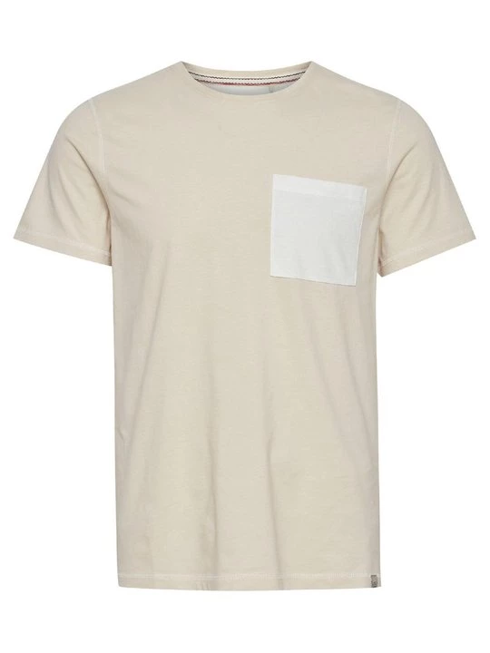 Foto van product T-shirt print Blend beige mêleerd