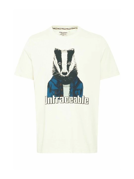 Foto van product T-shirt print Blend wit