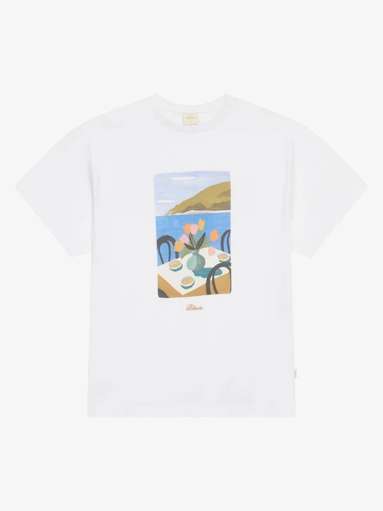 Foto van product T-shirt print BLKVIS wit