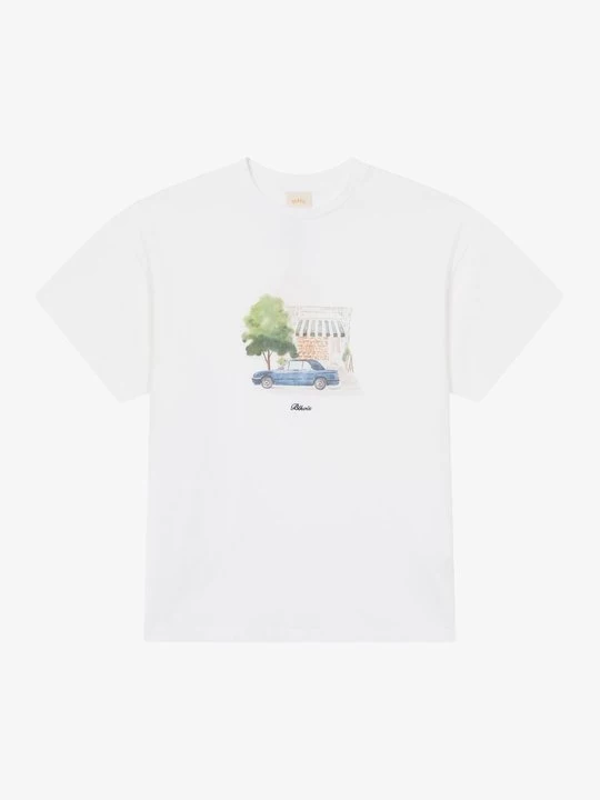 Foto van product T-shirt print BLKVIS wit