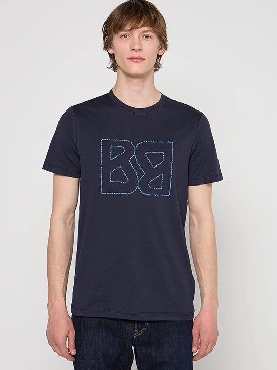Foto van product T-shirt print Bogner donkerblauw