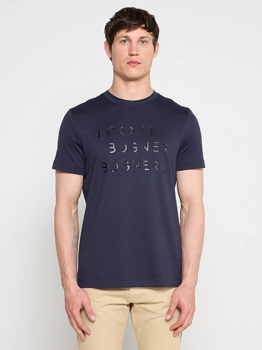 Foto van product T-shirt print Bogner donkerblauw