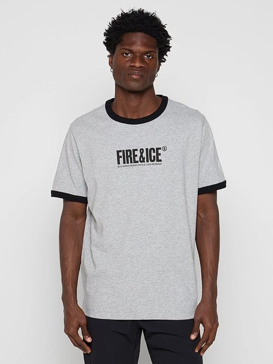 Foto van product T-shirt print Bogner Fire + Ice grijs