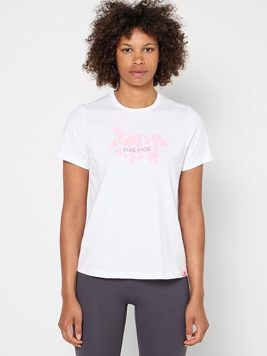 Foto van product T-shirt print Bogner Fire + Ice wit