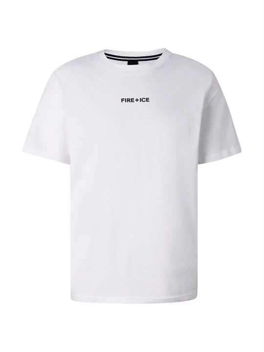 Foto van product T-shirt print Bogner Fire + Ice wit