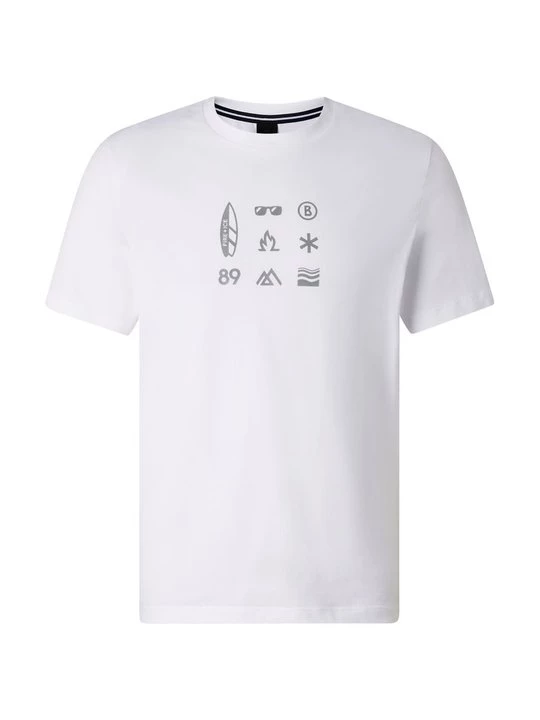 Foto van product T-shirt print Bogner Fire + Ice wit
