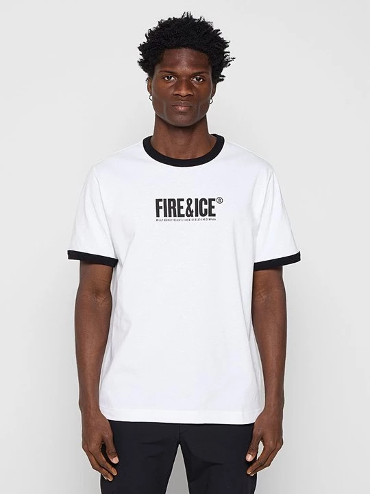 Foto van product T-shirt print Bogner Fire + Ice wit