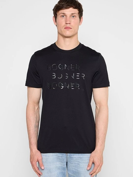 Foto van product T-shirt print Bogner zwart