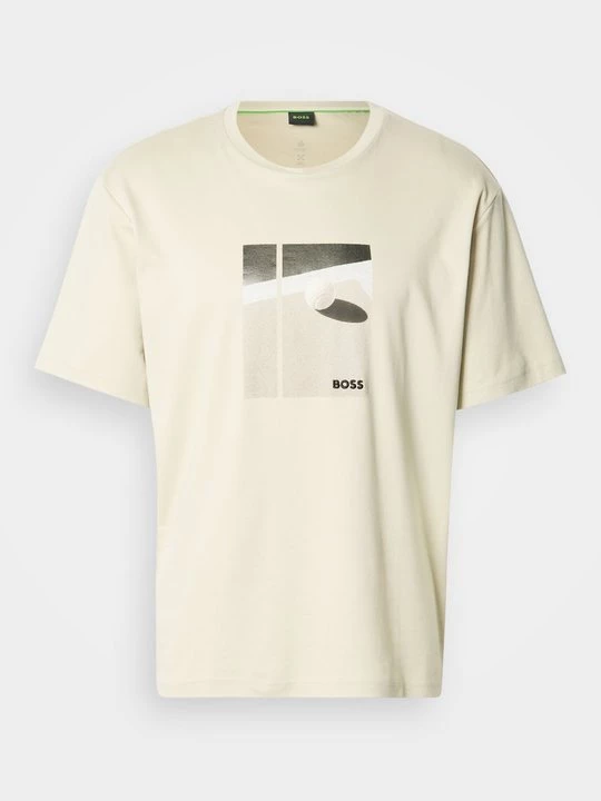 Foto van product T-shirt print Boss beżowy