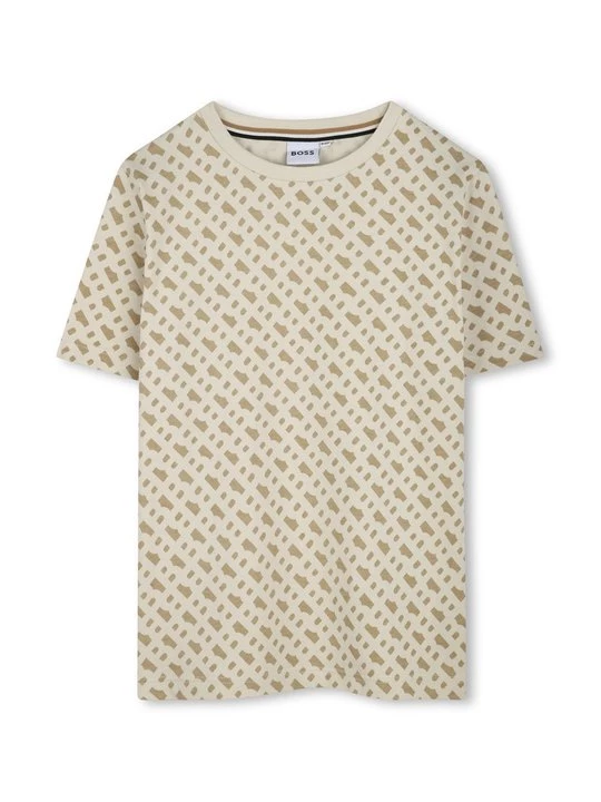 Foto van product T-shirt print Boss beżowy