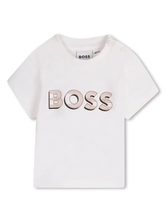 Foto van product T-shirt print Boss beżowy
