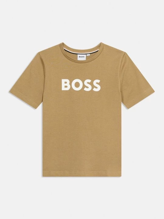 Foto van product T-shirt print Boss beżowy