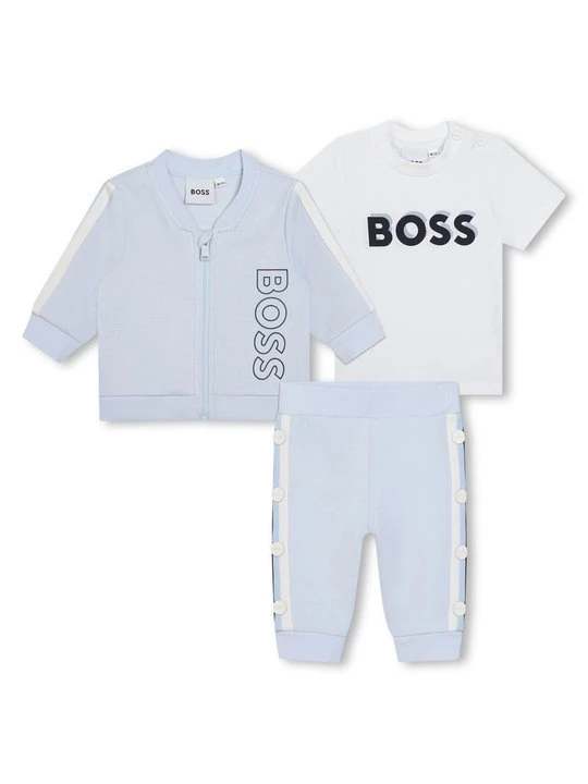 Foto van product T-shirt print Boss blauw