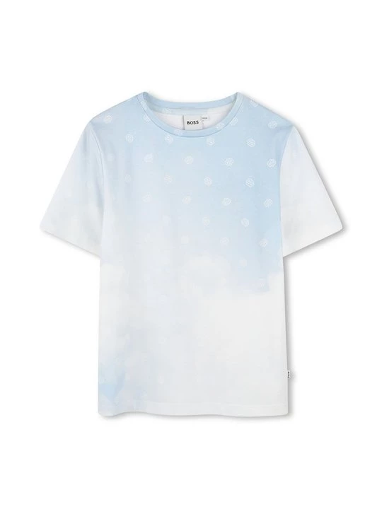 Foto van product T-shirt print Boss blauw