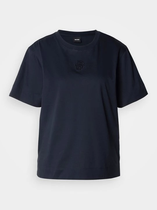 Foto van product T-shirt print Boss donkerblauw