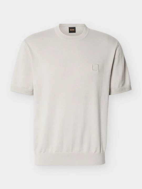 Foto van product T-shirt print Boss grijs