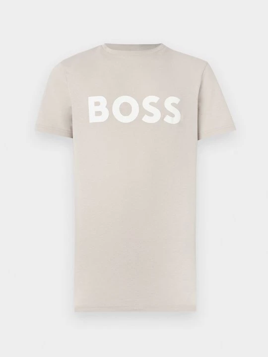 Foto van product T-shirt print Boss grijs