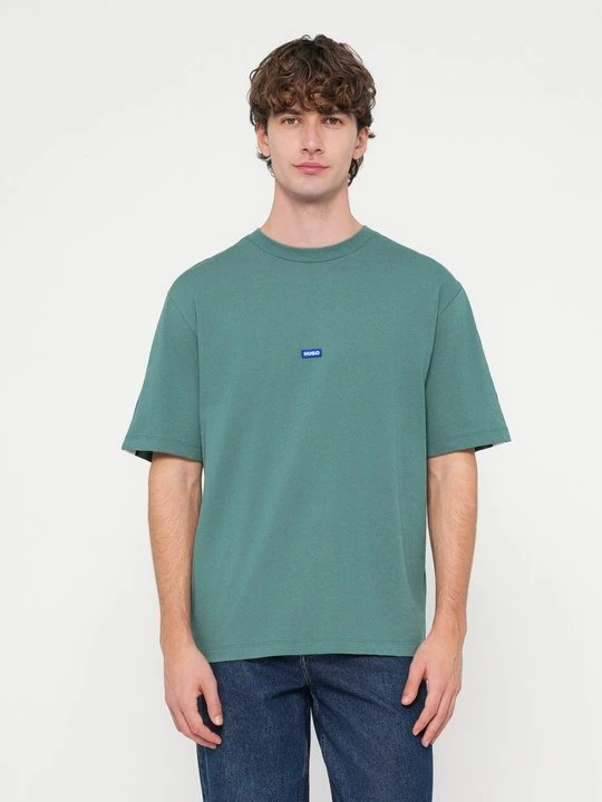 Foto van product T-shirt print Boss groen